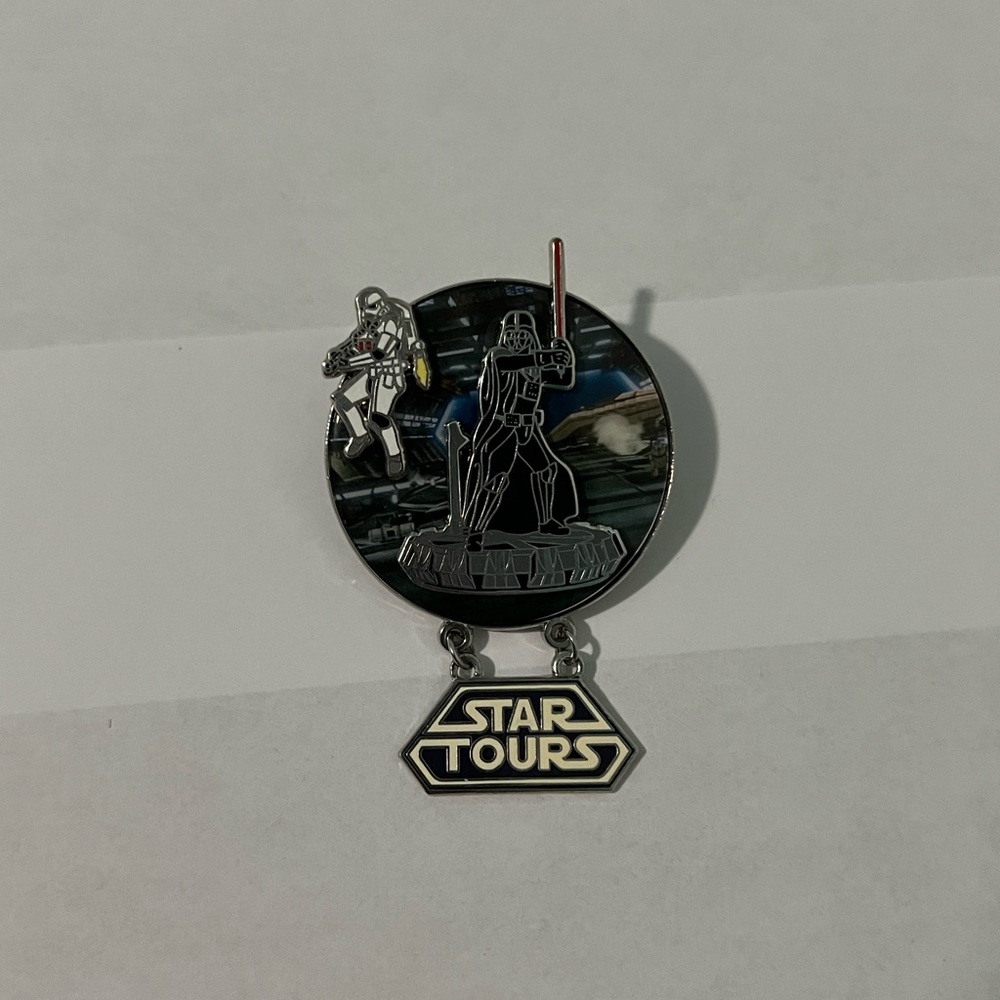 Official Disney Trading Pin Star Wars Star Tours Pin hanging charm